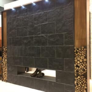 Revestimiento para Chimenea Interior Imitación Piedra Pizarra Tizón