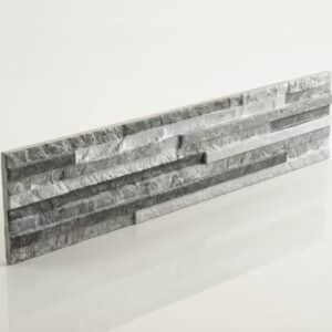 Azulejo efecto piedra Kopa gris con capas de piedra en tonos grises.
