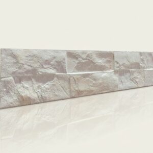 Azulejo de imitación piedra Argos Marfil con textura rugosa