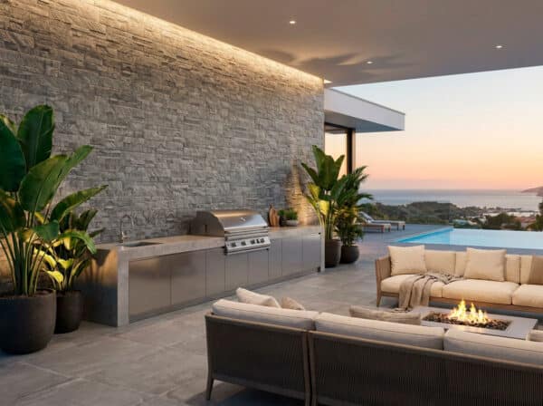 Revestimiento Corinto Gris 10 x 50 cm