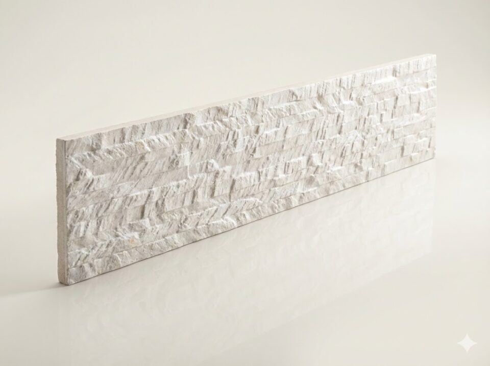 Revestimiento Abidos Crema 10 x 50 cm