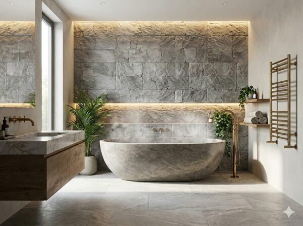 Revestimiento Cárpatos Grafito 26,3 x 47,5 cm