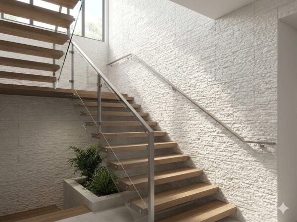 Revestimiento Abidos Crema 10 x 50 cm