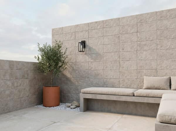 Revestimiento Fortaleza Gris 26,3 x 47,5 cm