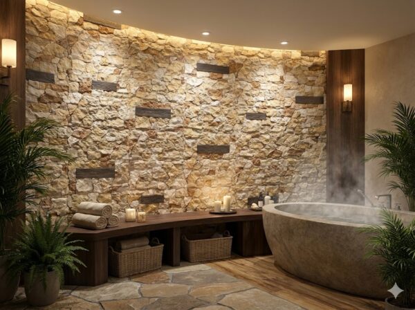 Revestimiento Masia Ocre 26,3 x 47,5 cm