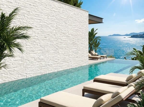 Revestimiento Abidos Blanco 10 x 50 cm