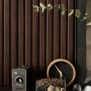listones de madera para paredes interiores Linerio M Line Chocolate