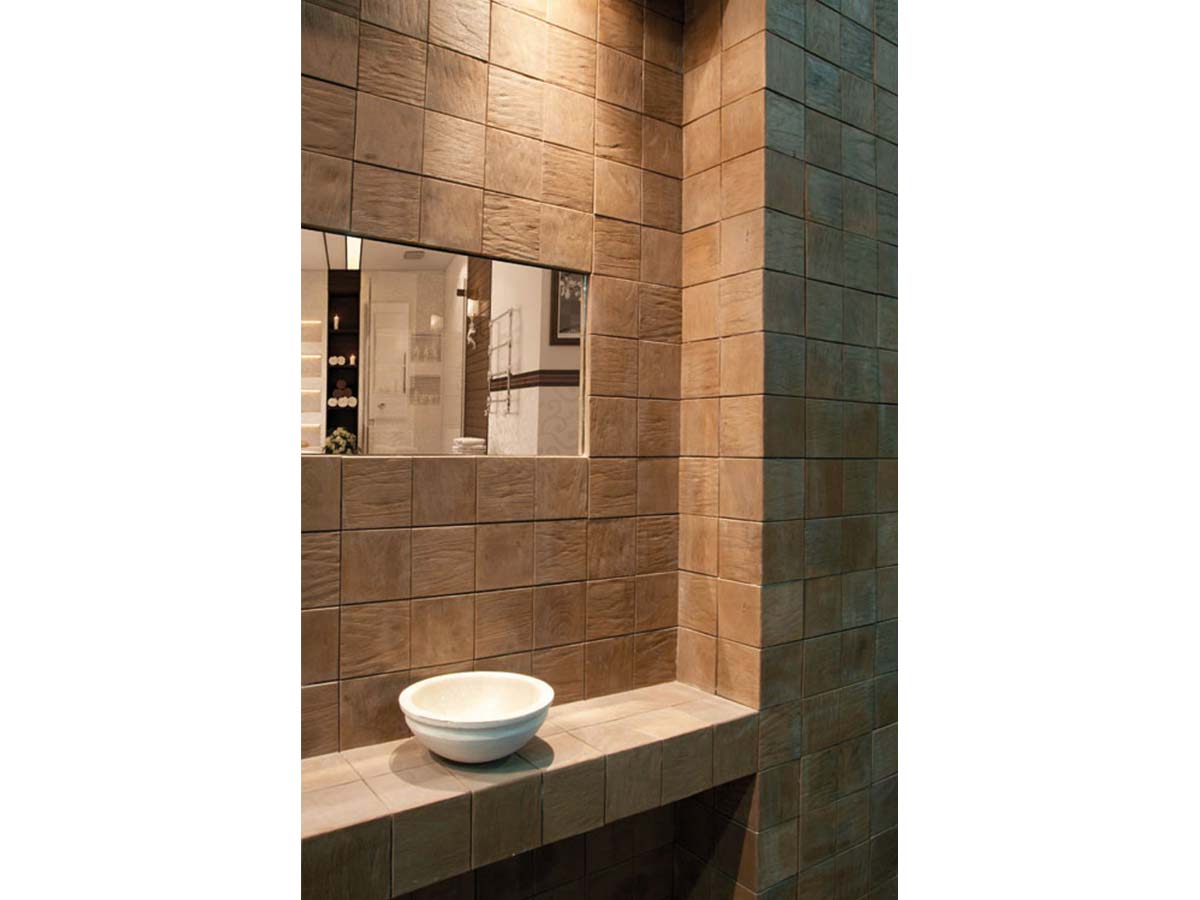 Revestimientos para baños piedra Niagara Cerezo