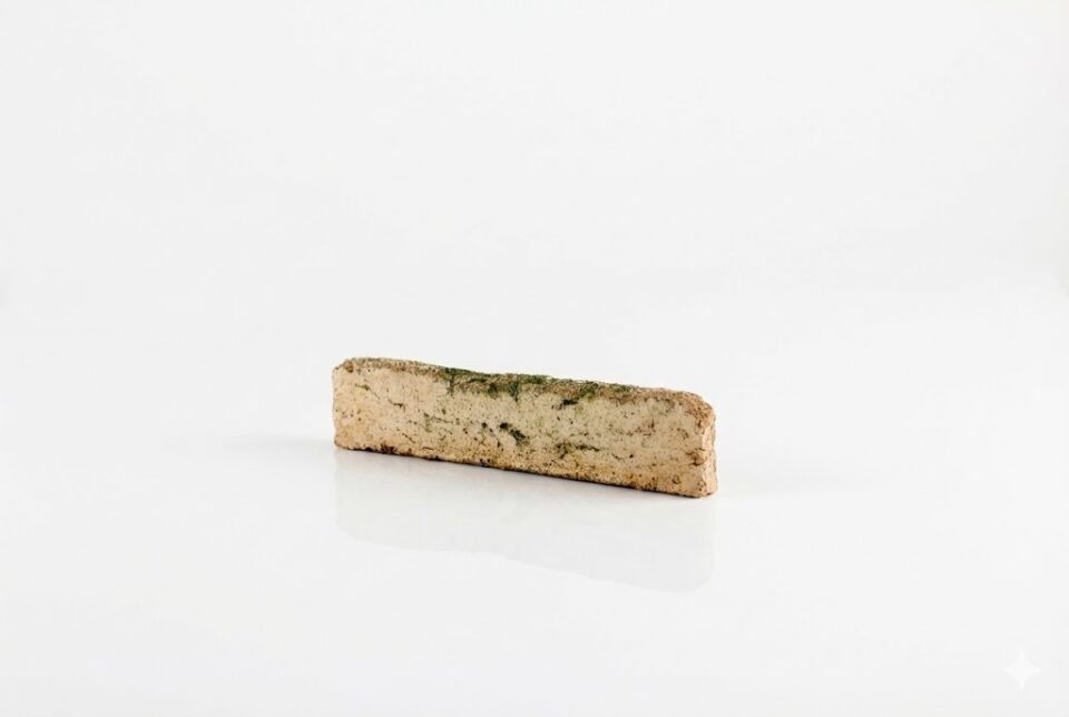 Revestimiento ladrillo Enarenado Musgo 23 x 5 x 1,5 cm