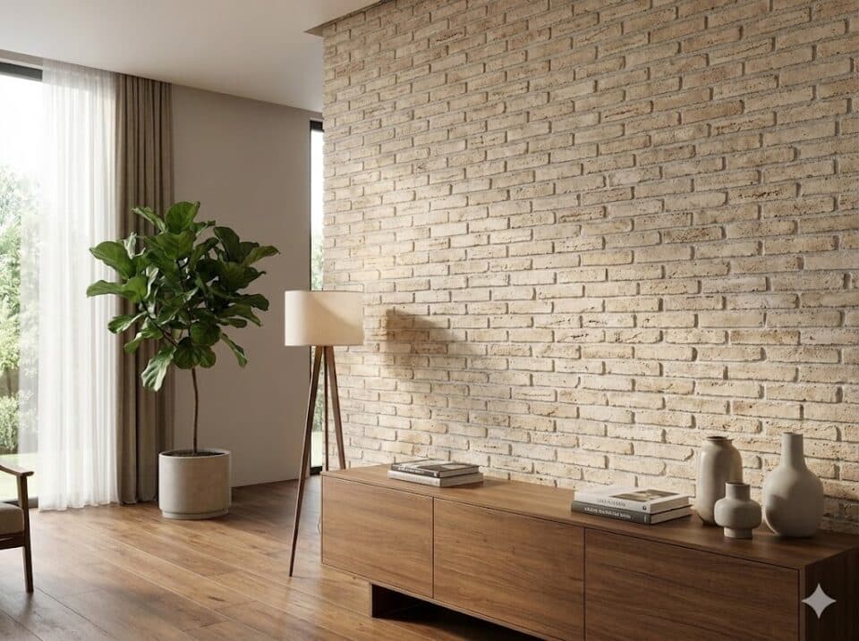 Revestimiento ladrillo Enarenado Salmón 28 x 4,5 x 1,5 cm